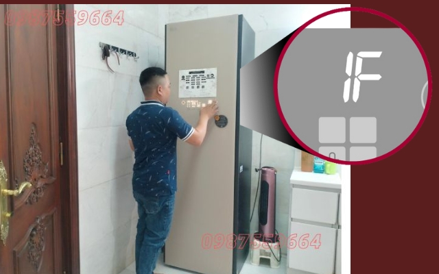 Sửa tủ giặt khô LG báo lỗi LE2